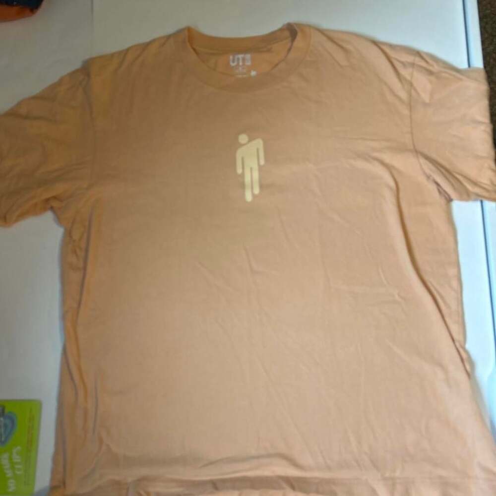 Uniqlo UT Billie Eilish Blohsh T-Shirt Size M Orange